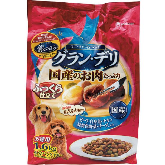 ユニ・チャーム:モイスト グラン・デリ :ふっくら仕立て:ドッグフード