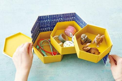 アクセサリーなどの収納に!飛び出す絵本みたいな楽しさあり イメージ