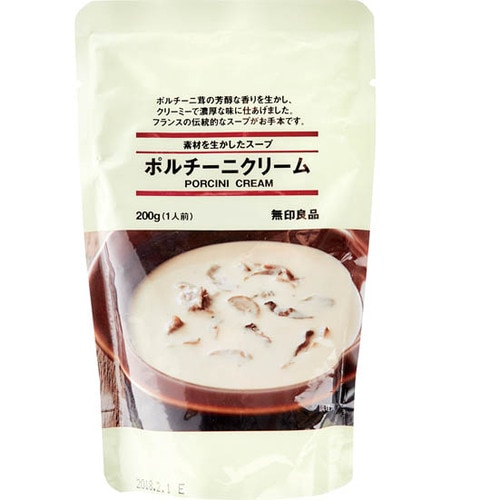 無印良品:素材を生かしたスープ ボルチーニクリーム:レトルト