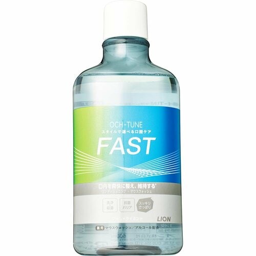 オーラルケアアイテムおすすめ ライオン OCH-TUNE マウスウォッシュ FAST  クールドライミント イメージ1