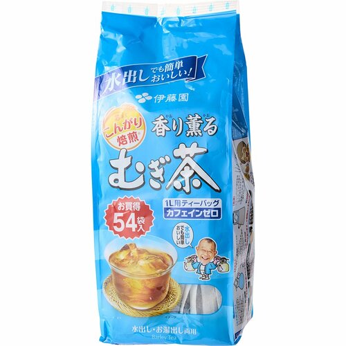 Vマーク(グルメテーブル)おすすめ 伊藤園 香り薫るむぎ茶ティーバッグ イメージ1