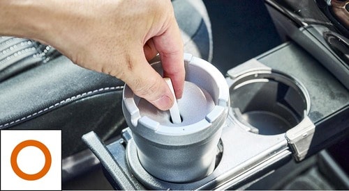 自然消火が可能な仕組みで安全に使える 車用灰皿おすすめ イメージ