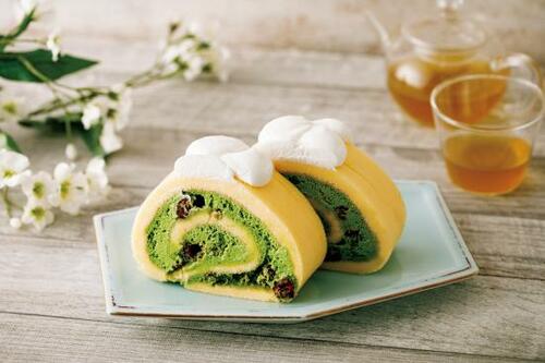 本格派の味が堪能できる!抹茶&クランベリーロールケーキ イメージ2