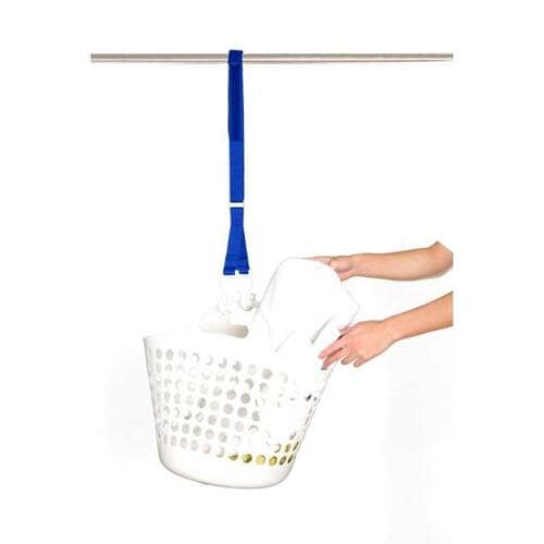 便利だけどスペースが…アイセン「ラク干し洗濯カゴフック」 イメージ2