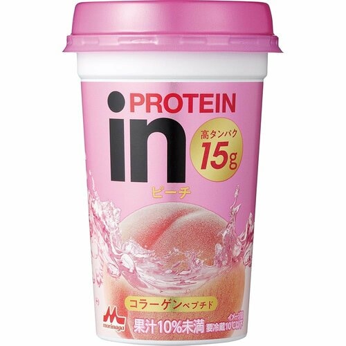 プロテインドリンクおすすめ 森永乳業  inPROTEIN ピーチ イメージ1