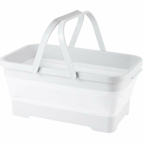 ニトリ たためるソフトバスケット 15L、ライトグレー イメージ1