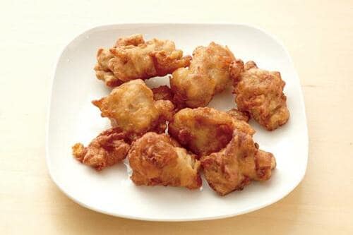 唐揚げのあたためはやや時間が長いも外がパリッと美味しく中はふんわり