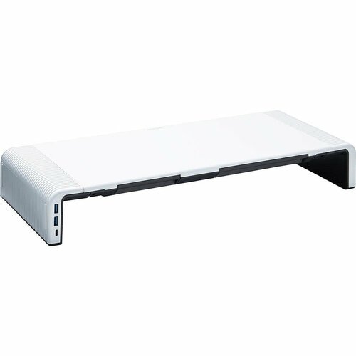 モニター台おすすめ サンワサプライ 充電台USBハブ付き 100-MR188BW イメージ