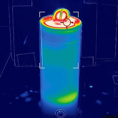 熱湯が噴き出した イメージ