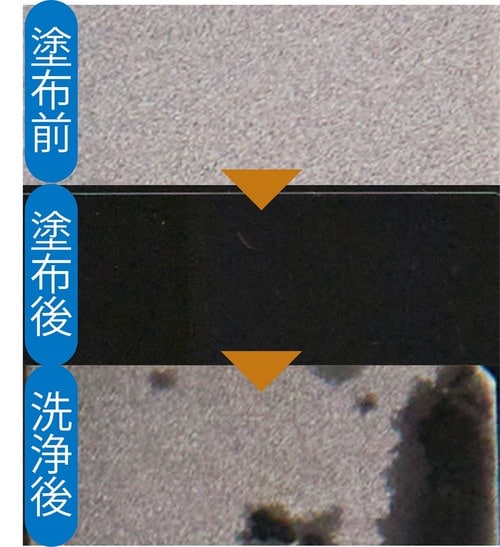 ①洗浄力テスト：適度に皮脂を落としてくれるかどうか ベビーソープおすすめ イメージ