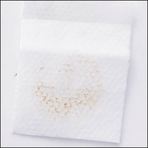 崩れにくさ：マスクにも色移りしにくい。崩れにくさも高評価 イメージ