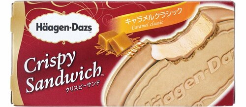 ハーゲンダッツ:ジャパン クリスピーサンド  キャラメルクラシック:アイスクリーム