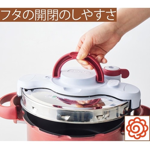 フタの開閉のしやすさ 圧力鍋おすすめ イメージ