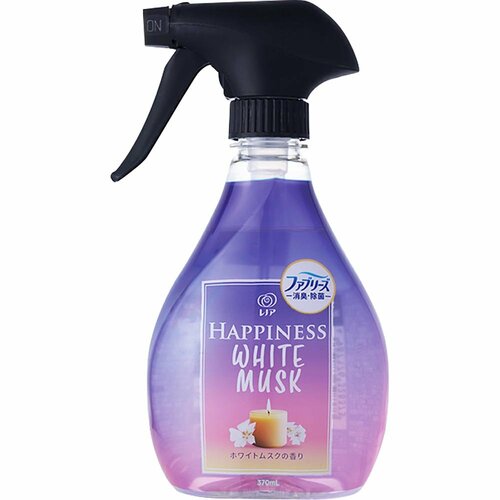 消臭スプレーおすすめ P&G ファブリーズ レノアハピネスミスト ホワイトムスクの香り イメージ
