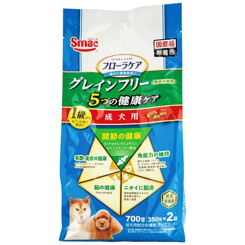 ドッグフードおすすめ スマック フローラケア DOG 成犬用 5つの健康ケア5(関節) イメージ