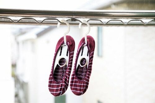 洗う、干す、しまう、全ておまかせ！ダイソーの画期的な靴下ハンガー イメージ