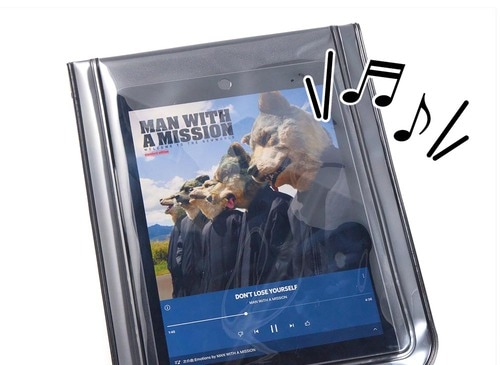 6:音の聞こえやすさ iPad用防水ケースおすすめ イメージ