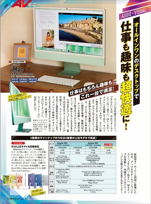 デザインは踏襲ながら中身は大幅にパワーアップ！ iMacおすすめ イメージ