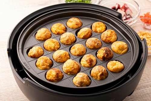 ②たこ焼きプレート グリル鍋おすすめ イメージ