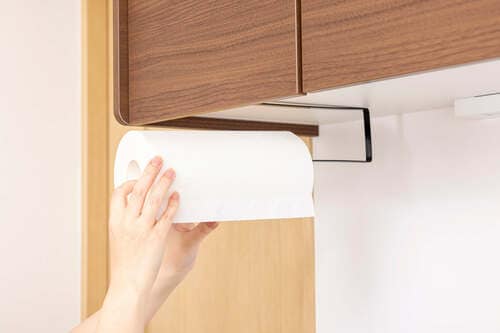取り付けはラクちん ペーパータオルホルダーおすすめ イメージ