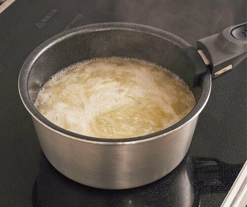 【水煮検証】水500mlを加えて沸騰してから30秒煮る 炒め玉ねぎおすすめ イメージ