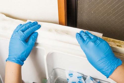 STEP4：パッキンはカビキラーで真っ白に イメージ