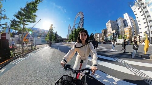 サイクリング風景を広い画角で撮影 Insta360「Insta360 X4」おすすめ イメージ