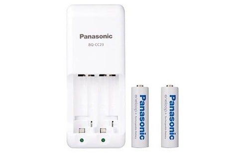 Panasonic:単3形:エネループ:2本着き急速充電器セット:K-KJ23MCC02
