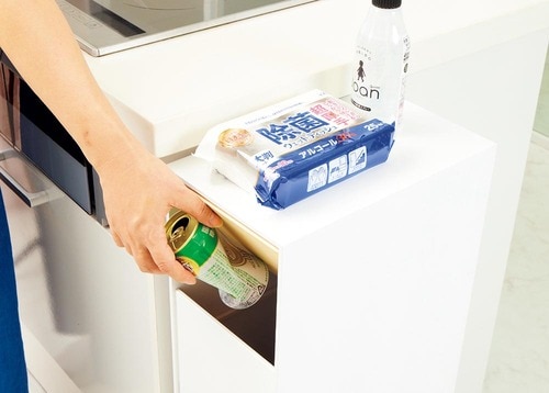 ゴミを背面から取り出すタイプ キッチン用ゴミ箱おすすめ イメージ2