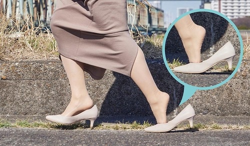 歩行・走行:× パンプスおすすめ イメージ