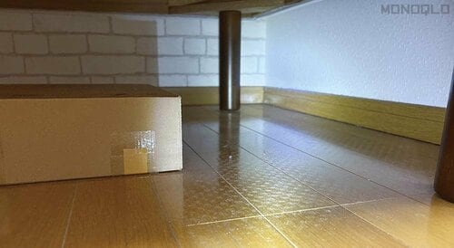 上澄みはおおむね拭き取れた ダイソーのロボット掃除機おすすめ イメージ