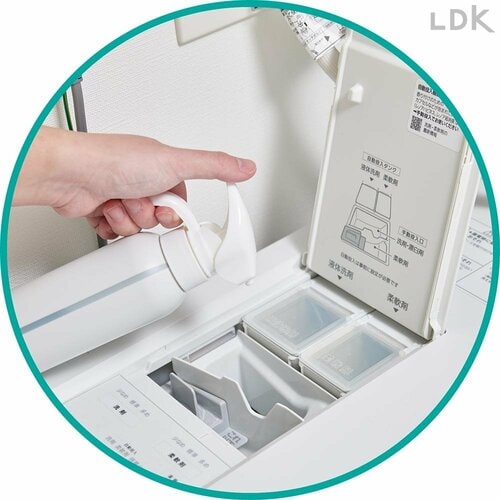 洗剤を量る手間も省ける イメージ