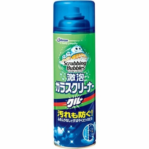 ジョンソン:激泡ガラスクリーナークルー:クルマ用クリーナー