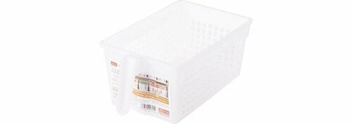 ダイソー:スッキリ収納ハンドルレギュラー:カゴ収納