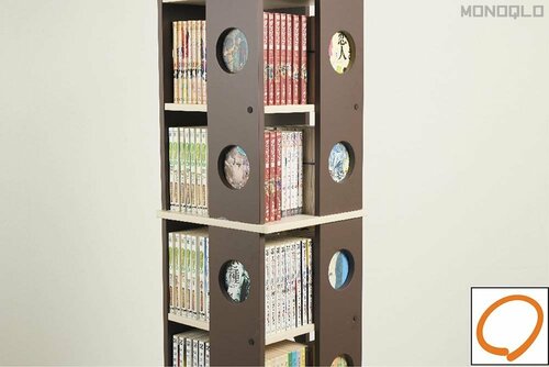 塗装仕上げのマットな質感 漫画本棚おすすめ イメージ