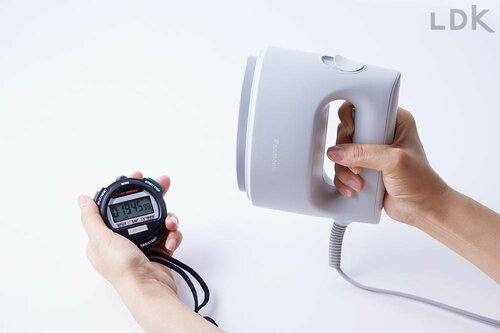 参考：スチームの連続使用時間（衣類スチーマーのみ） アイロンと衣類スチーマー比較おすすめ イメージ