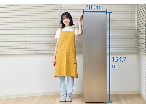 【設置性】スリムタイプで高さは一番大きい セカンド冷凍庫おすすめ イメージ