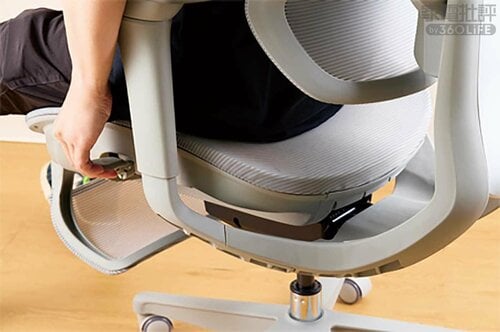 座面スライド オフィスチェアおすすめ イメージ