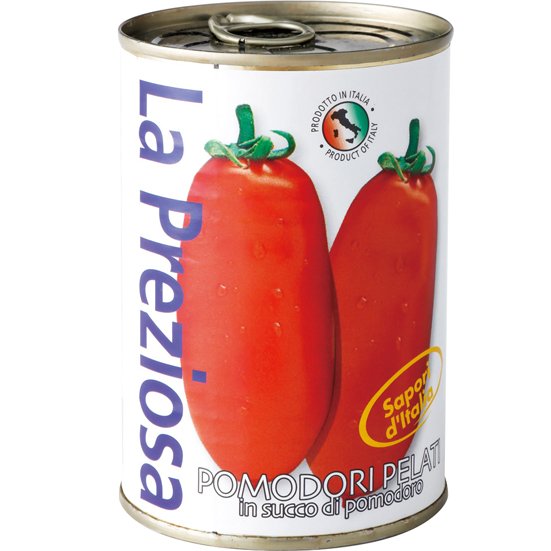 ラ・プレッツィオーザ:ホールトマト缶:缶詰