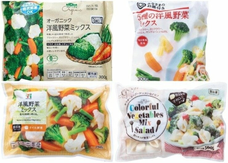【4大スーパー対決】味も鮮度もいい「洋野菜ミックス」はイオンでした│業スー、西友、セブンと比較