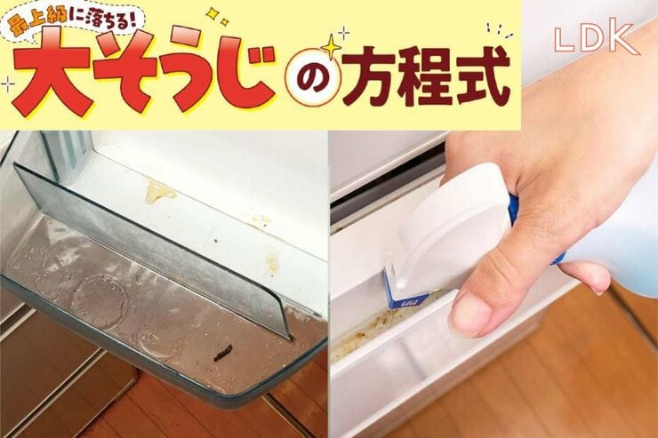 よく見たら冷蔵庫の中って汚い！ 来年までキレイをキープする方法は？【LDK大掃除】