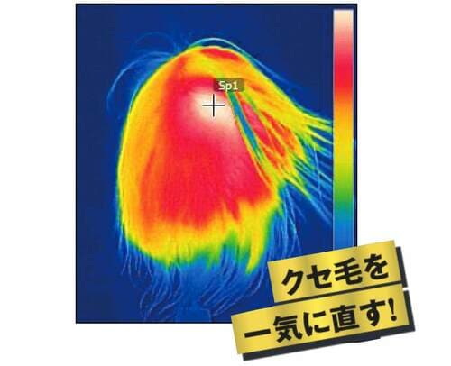 高温ながら仕上がりは上々 ドライヤーおすすめ イメージ