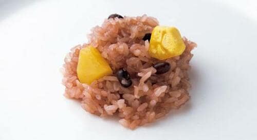 C評価: おこわがカタマリになります栗と赤飯のおこわ イメージ2