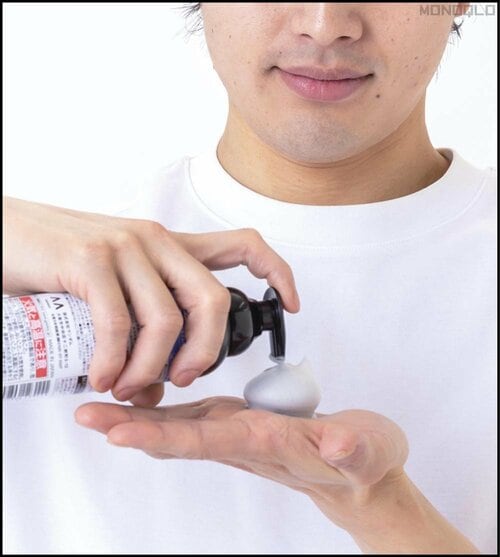 テスト3:使用感 メンズ泡洗顔おすすめ イメージ