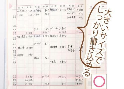 16位: 【おすすめ家計簿16位】日本能率協会「ペイジェム メモリー家計簿」