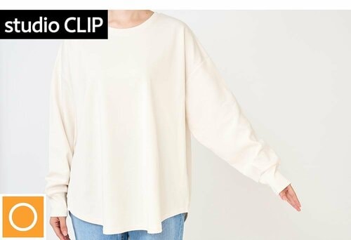 ストンと落ちる素材ならゆったりでも太見えしない レディースのロンTおすすめ イメージ2