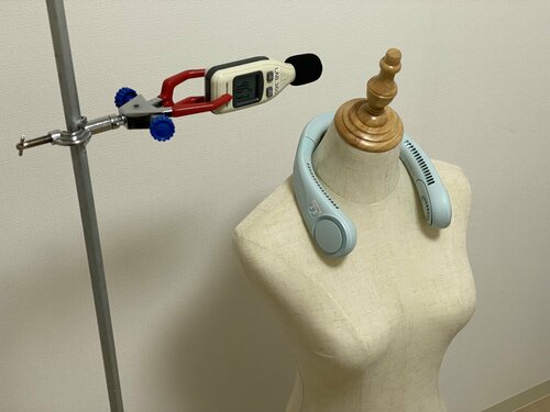 検証②:静音性と送風効率をチェック 電動ネッククーラーおすすめ イメージ