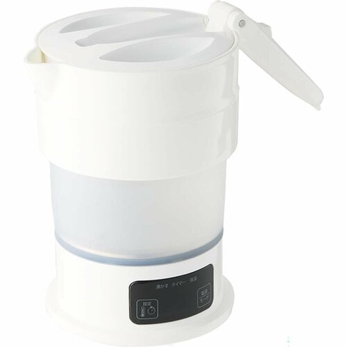 折りたたみケトルおすすめ ナカバヤシ MCO コンパクトに折りたためる電気ケトル イメージ1