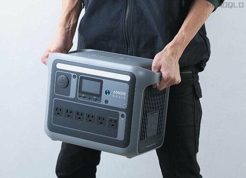 ハンドル付きで両手で持ち運べる 防災向けポータブル電源おすすめ イメージ