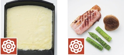 食材の火の通り・チーズの溶け具合 ラクレットメーカーおすすめ イメージ